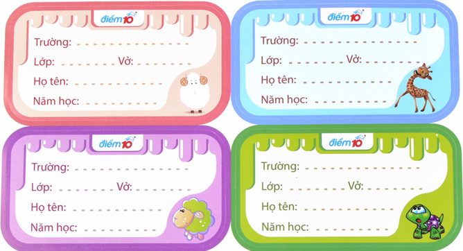 In Decal Nhãn Vở - Giải Pháp Đơn Giản, Hiệu Quả Cho Sự Gọn Gàng Và Cá Nhân Hóa